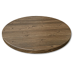 Стол журнальный c коричневой круглой столешницей на трех металлических ножках Charm Coffee Table варинант исполнения - 2 | Loft Concept в Твери