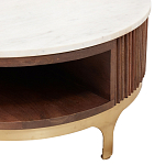 Круглый кофейный стол Sadie Round Coffee Table варинант исполнения - 2 | Loft Concept в Твери