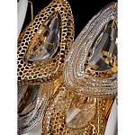 Бра с белыми и прозрачными подвесками Character Chandelier варинант исполнения - 3 | Loft Concept в Твери