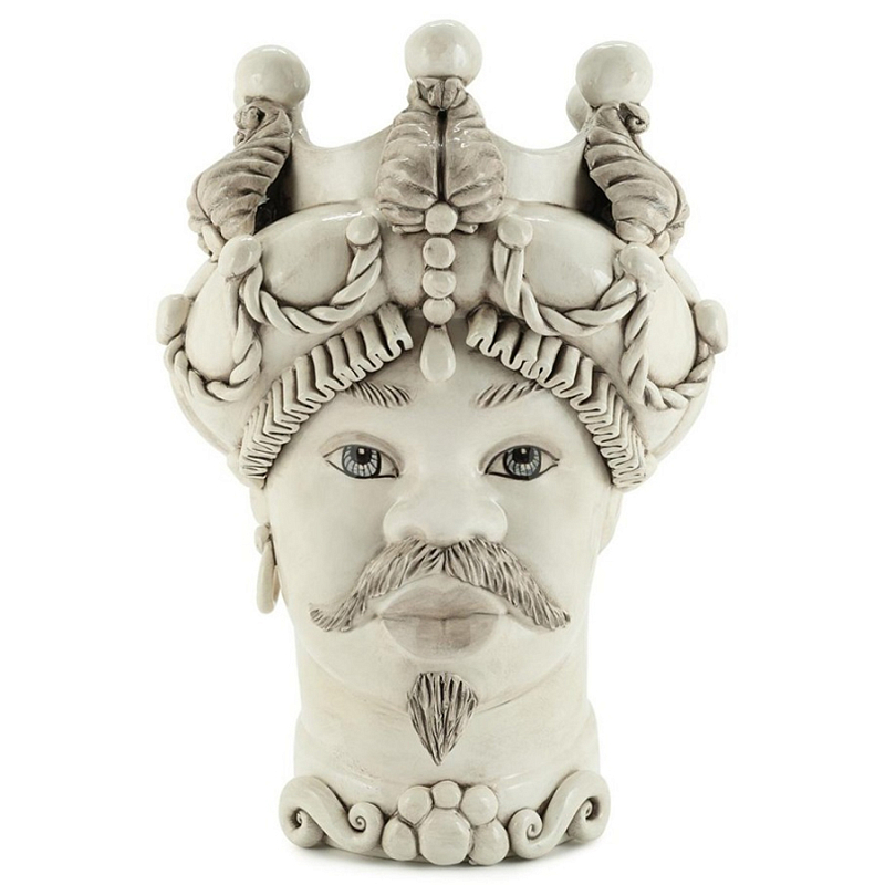 Ваза Vase Moro Man Baroque Neutral Бежевый Ваза Vase Moro Man Baroque Neutral Бежевый в Твери | Loft Concept