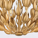 Люстра золотого цвета из множества металлических лепестков в форме тюльпанов Hinkley варинант исполнения - 5 | Loft Concept в Твери