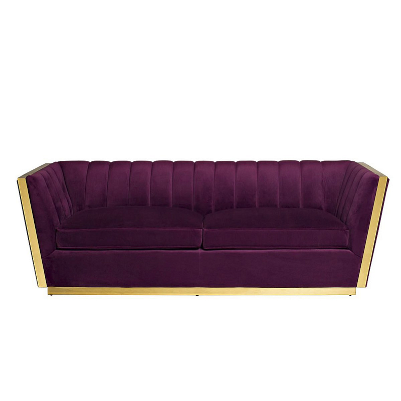 Диван Art Deco Purple Sofa Фиолетовый Диван Art Deco Purple Sofa Фиолетовый в Твери | Loft Concept
