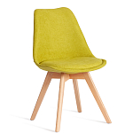 Стул с мягким бархатным сиденьем Chair Tulip варинант исполнения - 3 | Loft Concept в Твери