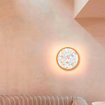 Бра в форме диска с перламутровыми прямоугольниками из морской ракушки Touch of Marine Charm варинант исполнения - 3 | Loft Concept в Твери