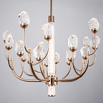 Люстра с декором в виде кристаллов из хрусталя Kenneth Crystal Stone Chandelier 20 варинант исполнения - 3 | Loft Concept в Твери