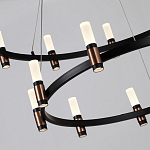 Люстра подвесная с двумя круглыми ярусами и цилиндрическими плафонами Arnaut Light варинант исполнения - 5 | Loft Concept в Твери