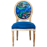 Стул из натурального бука с цветочным принтом Impressionism in Art варинант исполнения - 1 | Loft Concept в Твери