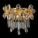 Бра с декоративными элементами в виде крупных хрустальных цветов Palace Gardens варинант исполнения - 1 | Loft Concept в Твери