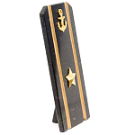 Сувенир Погон Майор ВМФ из натурального камня змеевик Souvenir Epaulets варинант исполнения - 1 | Loft Concept в Твери