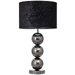 Настольная лампа с основанием в виде металлических сфер Balance Table Lamp Black варинант исполнения - 1 | Loft Concept в Твери