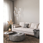 Люстра каскадная с 10-ю прозрачными плафонами Wave Line варинант исполнения - 12 | Loft Concept в Твери