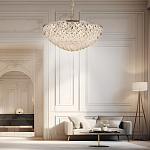 Люстра с каскадом из подвесных прозрачных элементов Attractiveness варинант исполнения - 4 | Loft Concept в Твери