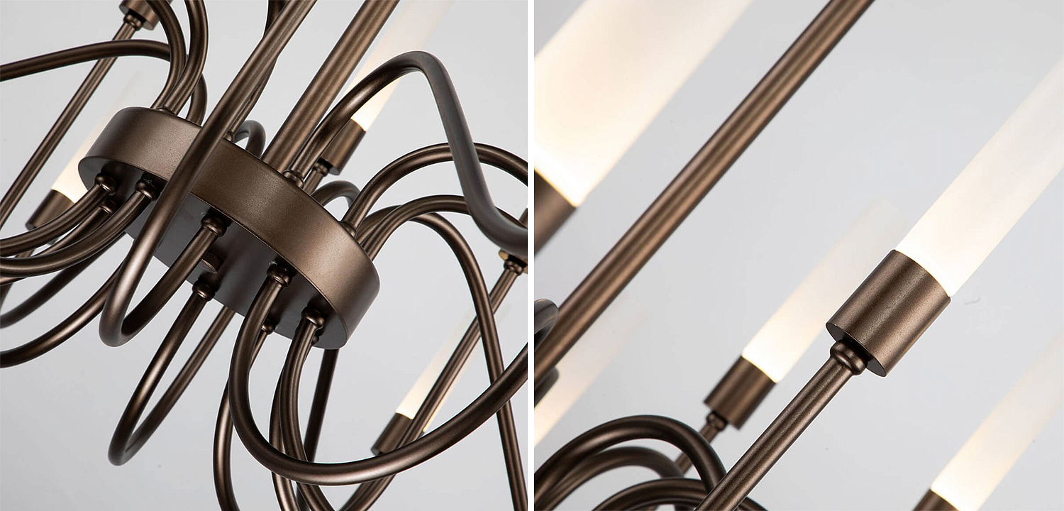 Люстра Faiber Brown Chandelier Люстра Faiber Brown Chandelier - Loft-Concept в Твери