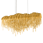 Люстра подвесная с металлическими дугами и длинными цепочками 115 см Atlantis Chain варинант исполнения - 1 | Loft Concept в Твери