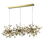 Люстра подвесная из трех частей с металлическими круглыми элементами Terzani Argent варинант исполнения - 3 | Loft Concept в Твери