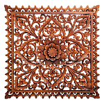 Панно из дерева квадратное Tracery Panel With Trees варинант исполнения - 1 | Loft Concept в Твери