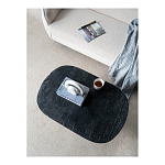 Столик кофейный черного цвета с овальной столешницей и круглым основанием Black Dalmen Table варинант исполнения - 9 | Loft Concept в Твери