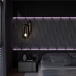 Гипсовая 3D Панель FLOCK варинант исполнения - 1 | Loft Concept в Твери