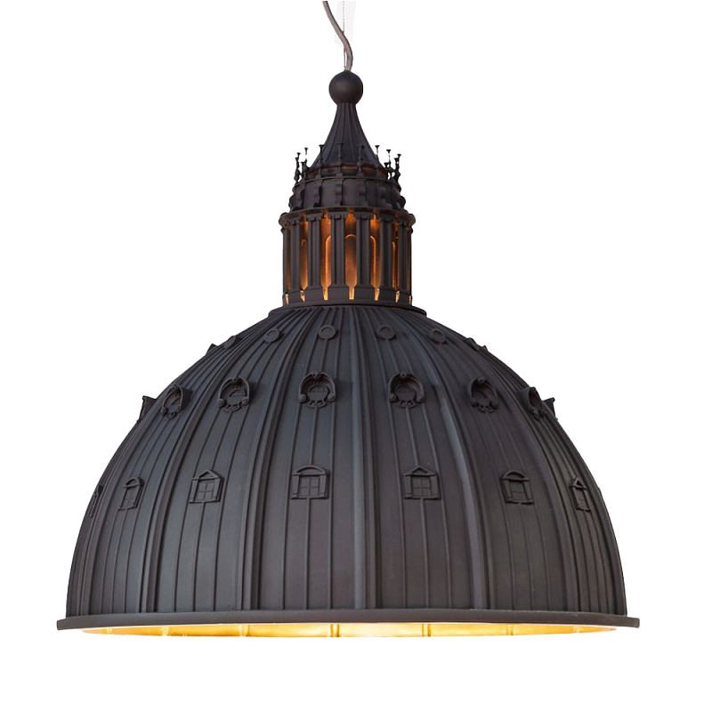 Подвесной светильник Seletti Cupolone Grey 70 Черный Подвесной светильник Seletti Cupolone Grey 70 Черный в Твери | Loft Concept
