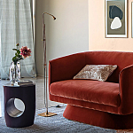 Приставной столик черного цвета AMORPHOUS варинант исполнения - 5 | Loft Concept в Твери