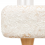 Керамический столик на деревянных ножках «Квадро» варинант исполнения - 5 | Loft Concept в Твери