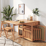 Обеденный стол раскладной из дерева Astiс Table варинант исполнения - 2 | Loft Concept в Твери