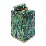 Ваза с малахитовым узором MALACHITE варинант исполнения - 3 | Loft Concept в Твери