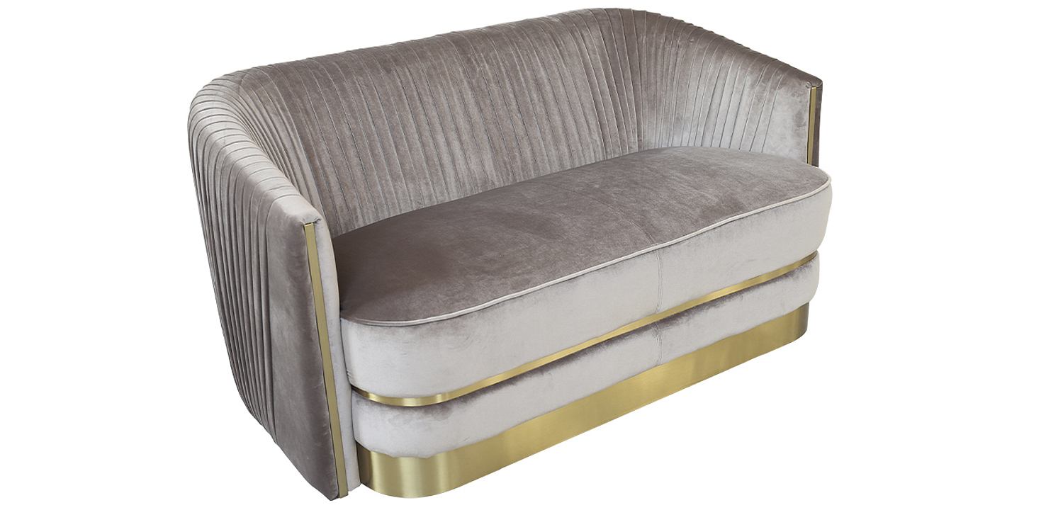 Диван двухместный велюр Bolger sofa Диван двухместный велюр Bolger sofa - Loft-Concept в Твери