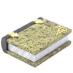 Шкатулка в виде книги из натурального камня змеевик Stone Casket варинант исполнения - 2 | Loft Concept в Твери