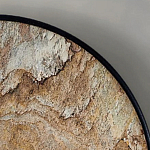 Бра с каменным диском в металлической раме Sandstone Painting варинант исполнения - 4 | Loft Concept в Твери