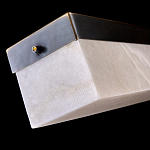 Подвесной светильник линейный из натурального камня Perfection of Geometry варинант исполнения - 7 | Loft Concept в Твери