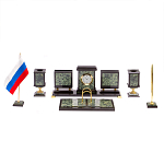 Настольный письменный набор из нефрита на ножках Executive Recruitment варинант исполнения - 1 | Loft Concept в Твери