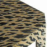Дизайнерский кофейный стол с рисунком леопард Neytiri Beige Leopard варинант исполнения - 2 | Loft Concept в Твери
