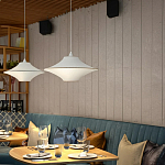 Подвесной вязаный белый светильник «Звезда Востока 01» варинант исполнения - 2 | Loft Concept в Твери