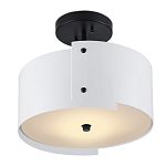 Потолочный светильник круглый светодиодный Semicircular White Panels белый варинант исполнения - 2 | Loft Concept в Твери