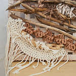 Большая Абстрактное Панно из веток и нитей Dryad Wall Art варинант исполнения - 3 | Loft Concept в Твери