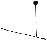 Потолочный светильник светодиодный черный металл Bendik  варинант исполнения - 1 | Loft Concept в Твери