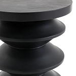 Фигурный приставной столик черного цвета AMORPHOUS варинант исполнения - 2 | Loft Concept в Твери