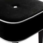 Квадратный мягкий пуф на черных ножках Winton Pouf Square варинант исполнения - 6 | Loft Concept в Твери