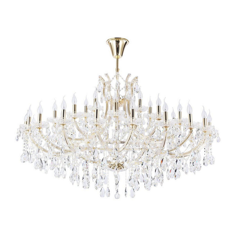 Люстра Pasquale Chandelier 35 Золотой Прозрачный Люстра Pasquale Chandelier 35 Золотой Прозрачный в Твери | Loft Concept