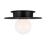 Потолочный светильник с шарообразным плафоном из белого матового стекла Generation Lighting варинант исполнения - 1 | Loft Concept в Твери