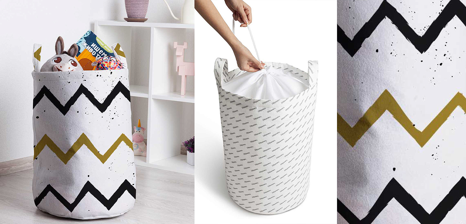 Корзина Chevron Basket Корзина Chevron Basket - Loft-Concept в Твери