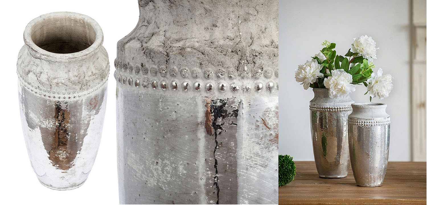 Ваза Vase Argenta silver 33 Ваза Vase Argenta silver 33 - Loft-Concept в Твери