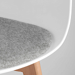 Стул из пластика с мягким сиденьем Eames варинант исполнения - 8 | Loft Concept в Твери