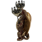 Подсвечник в виде дракона Dragon with Two Candlesticks варинант исполнения - 6 | Loft Concept в Твери