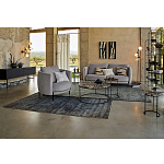 Стеллаж из металла и стекла Menzie Black Stripes Metal Rack варинант исполнения - 1 | Loft Concept в Твери