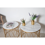 Столик дизайнерский The White Touch варинант исполнения - 4 | Loft Concept в Твери