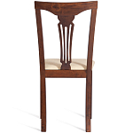 Стул деревянный с узором ручной работы Espresso варинант исполнения - 6 | Loft Concept в Твери