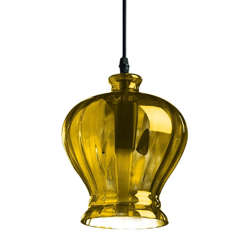 Подвесной светильник Geometry Glass Amber Bell Pendant Янтарь (Amber) Подвесной светильник Geometry Glass Amber Bell Pendant Янтарь (Amber) в Твери | Loft Concept
