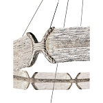 Люстра с 2-мя кольцами с текстурным природным рисунком IceFlame варинант исполнения - 7 | Loft Concept в Твери